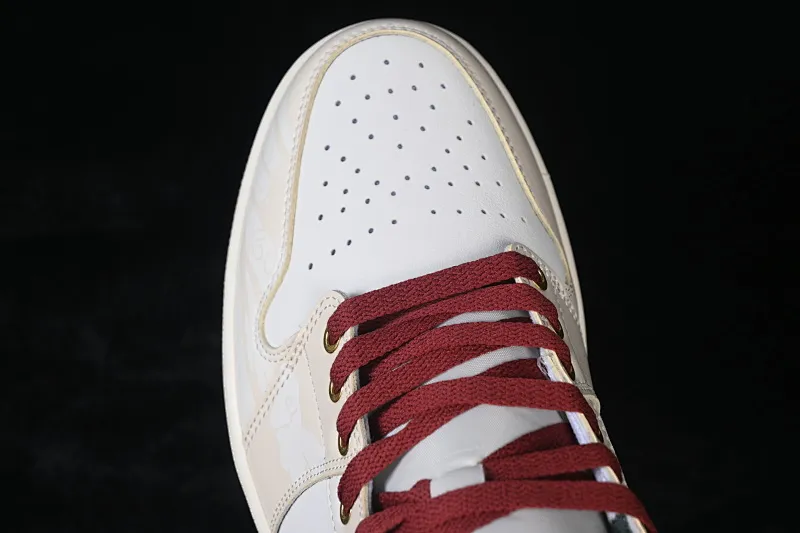 All Categories Air Jordan Jordan Series Basketball Shoes Air Jordan 1 Mid Air Jordan 1 Mid AJ1 Joe 1 Year of the Horse Limited Chinese Cultural Leisure Sneakers DQ8426-105